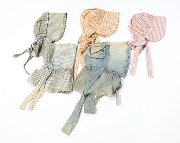 FIVE AMERICAN BONNETS.