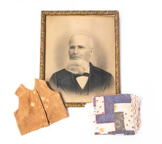 COLLECTION OF THREE PEASE FAMILY HEIRLOOMS.