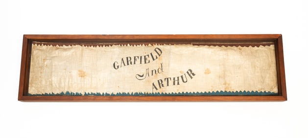 "GARFIELD AND ARTHUR" COTTON CAMPAIGN BANNER.