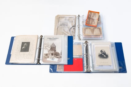 THREE BOOKS OF PRESIDENT GARFIELD AND RELATED EPHEMERA.