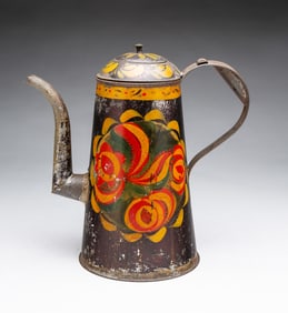 AMERICAN TOLE COFFEE POT.