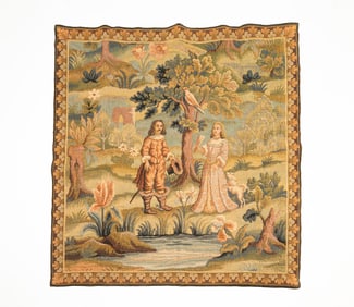 EUROPEAN MACHINE-MADE TAPESTRY.