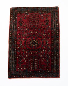 PERSIAN WOOL SCATTER RUG.