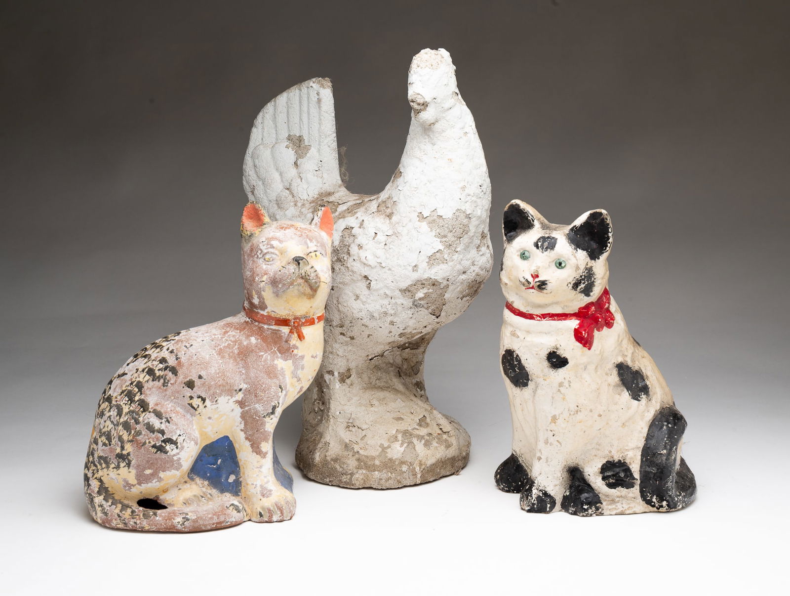 THREE AMERICAN ANIMAL-FORM DOORSTOPS. (1 of 5)