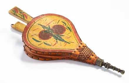 AMERICAN STENCILED AND PAINT-DECORATED BELLOWS.