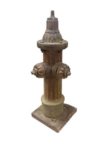 AMERICAN CAST IRON FIRE HYDRANT GARDEN ORNAMENT.