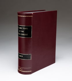 CHARLES GREY (ENGLISH, 1804-1870) "THE EARLY YEARS OF THE PRINCE CONSORT" SIGNED BY QUEEN VICTORIA.