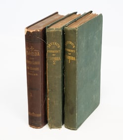 "THE CONQUEST OF FLORIDA BY HERNANDO DE SOTO" BY THEODORE IRVING AND "FLORIDA: ITS SCENERY, CLIMATE,