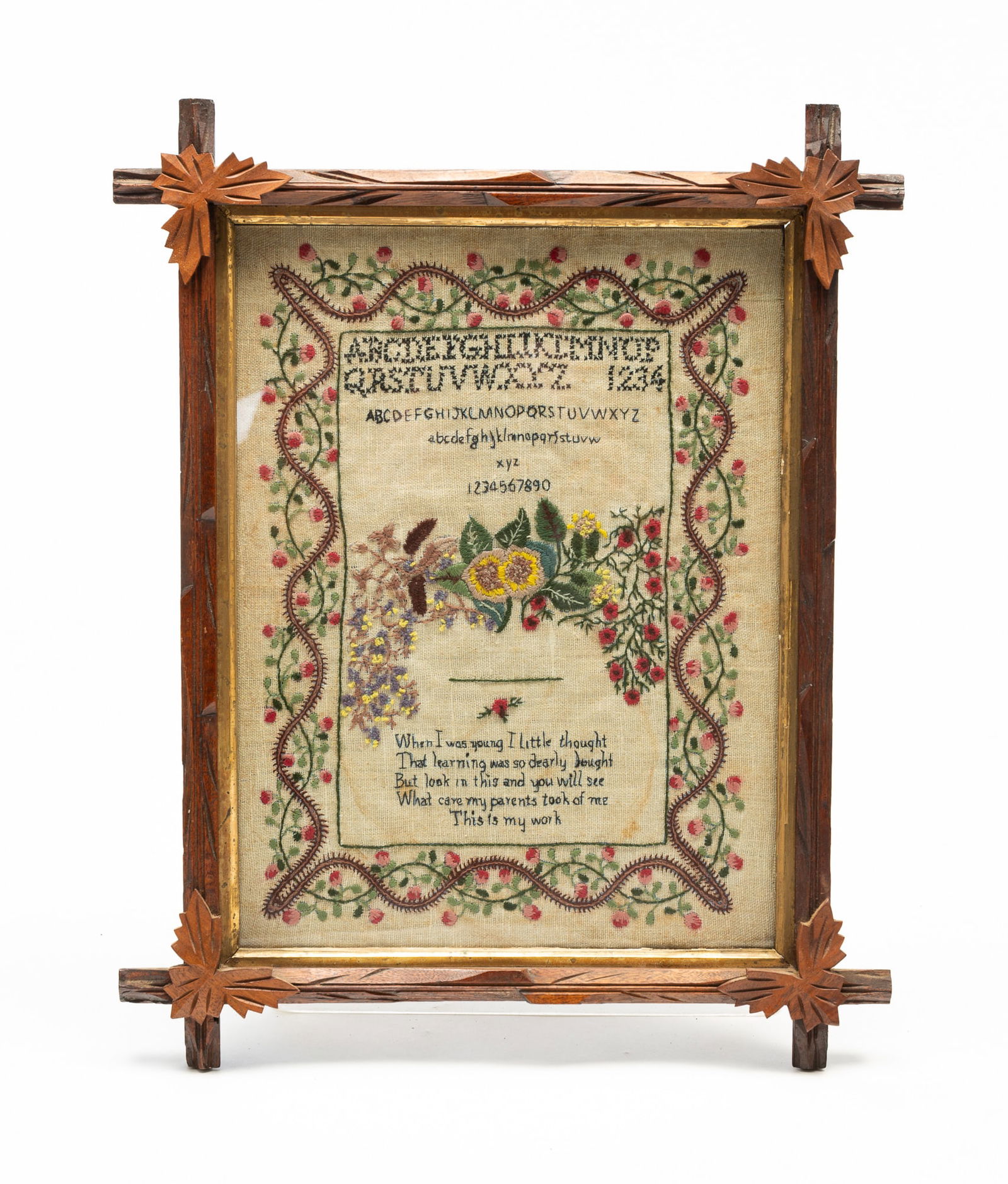 AMERICAN NEEDLEWORK SAMPLER. (1 of 5)