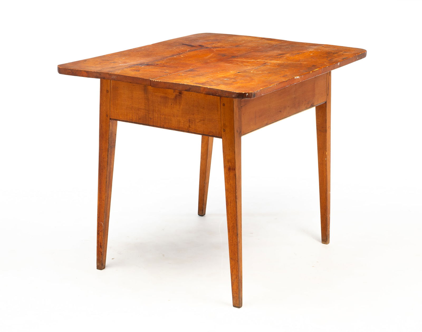 AMERICAN HEPPLEWHITE PINE WORK TABLE. - 2