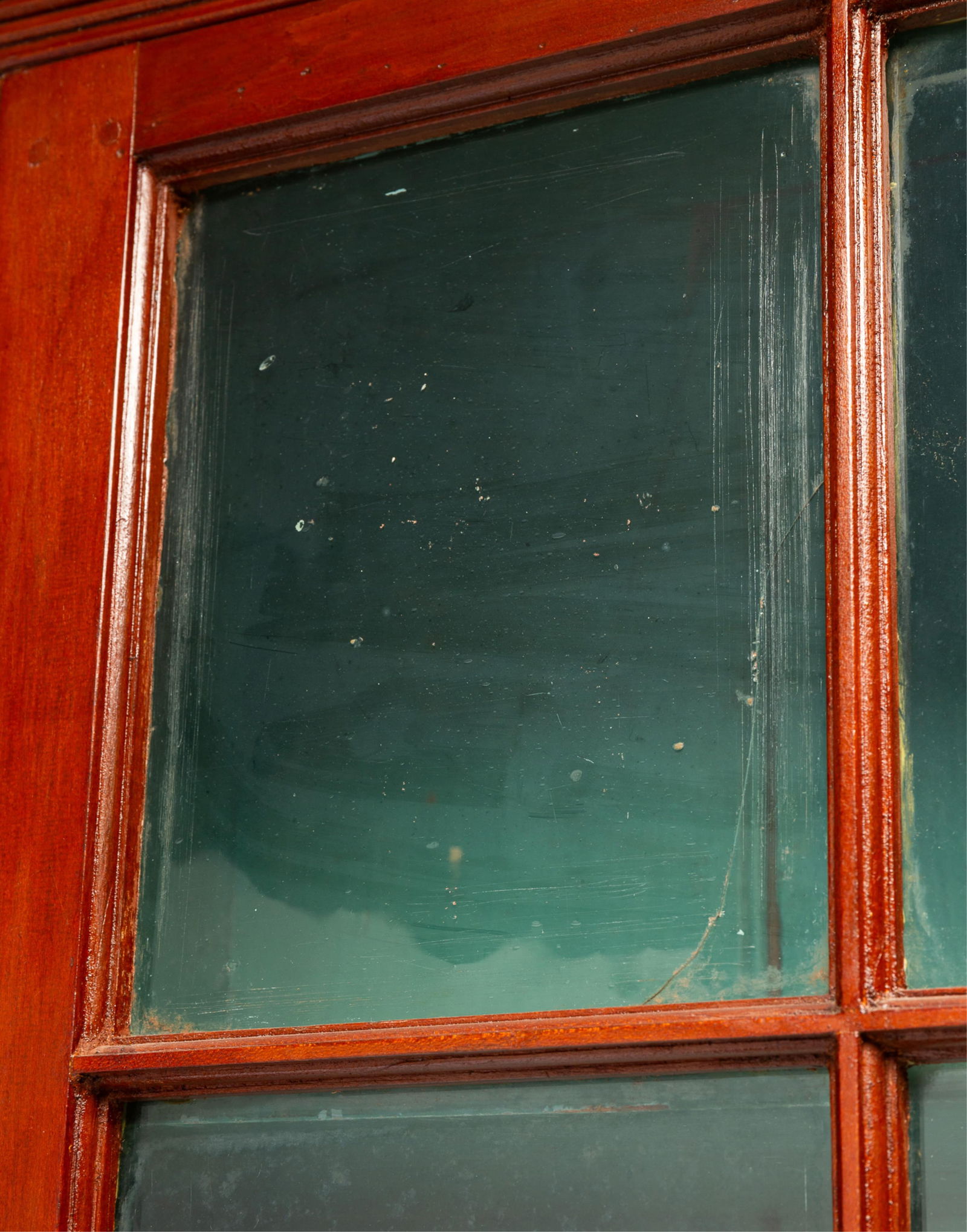 AMERICAN CHERRY STEPBACK CUPBOARD. - 4