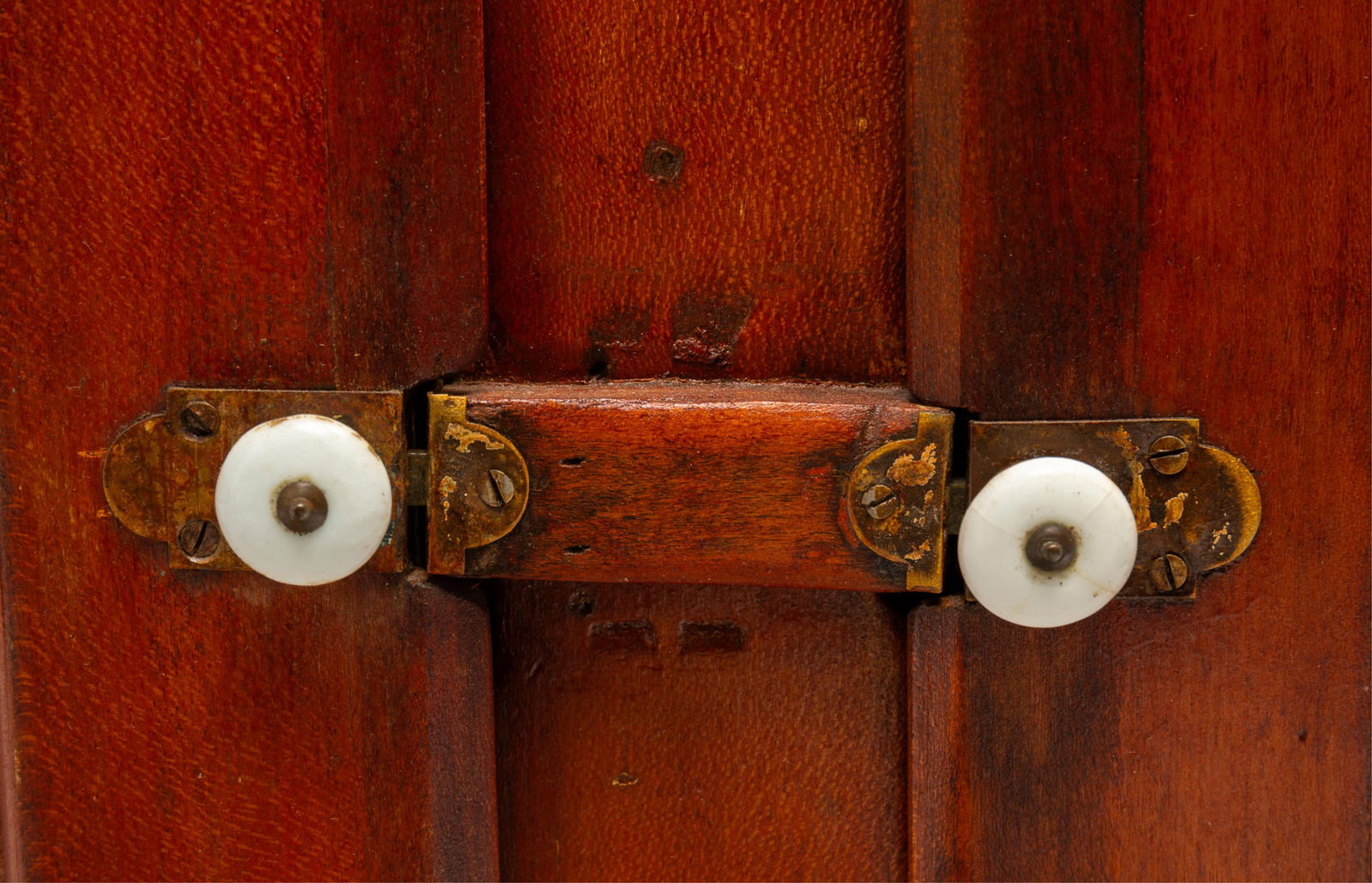 AMERICAN CHERRY STEPBACK CUPBOARD. - 5