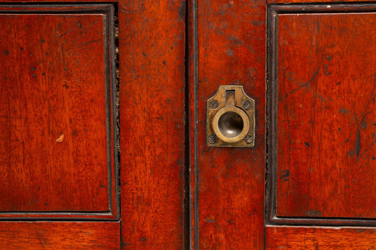 REGENCY MAHOGANY BEDSIDE COMMODE. - 6