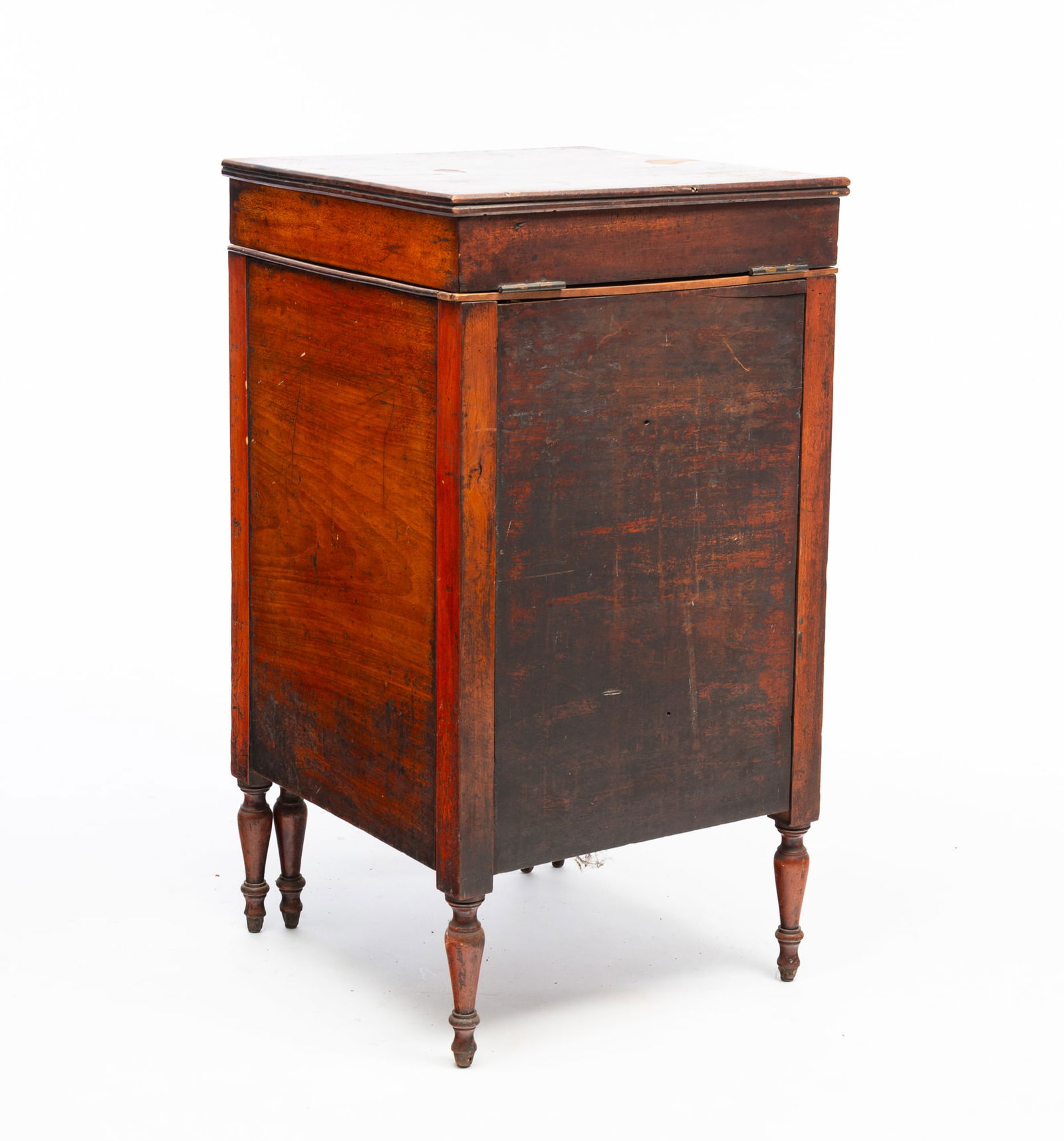 REGENCY MAHOGANY BEDSIDE COMMODE. - 7