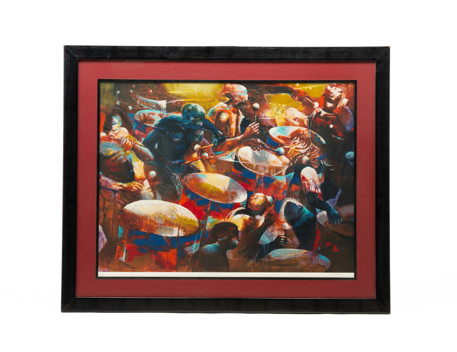 PAUL GOODNIGHT (AMERICAN, B. 1946) "MUSICAL THUNDER" SERIGRAPH ON PAPER. (1 of 8)