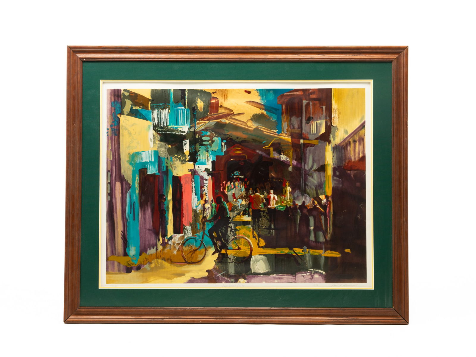 PAUL GOODNIGHT (AMERICAN, B. 1946) "AGUA SCENTED CITY" SERIGRAPH ON PAPER, DATED 1992. (1 of 7)