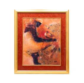 PAUL GOODNIGHT (AMERICAN, B. 1946) "PRAYER MESSENGER" LIMITED EDITION IRIS GICLÉE ON PAPER.