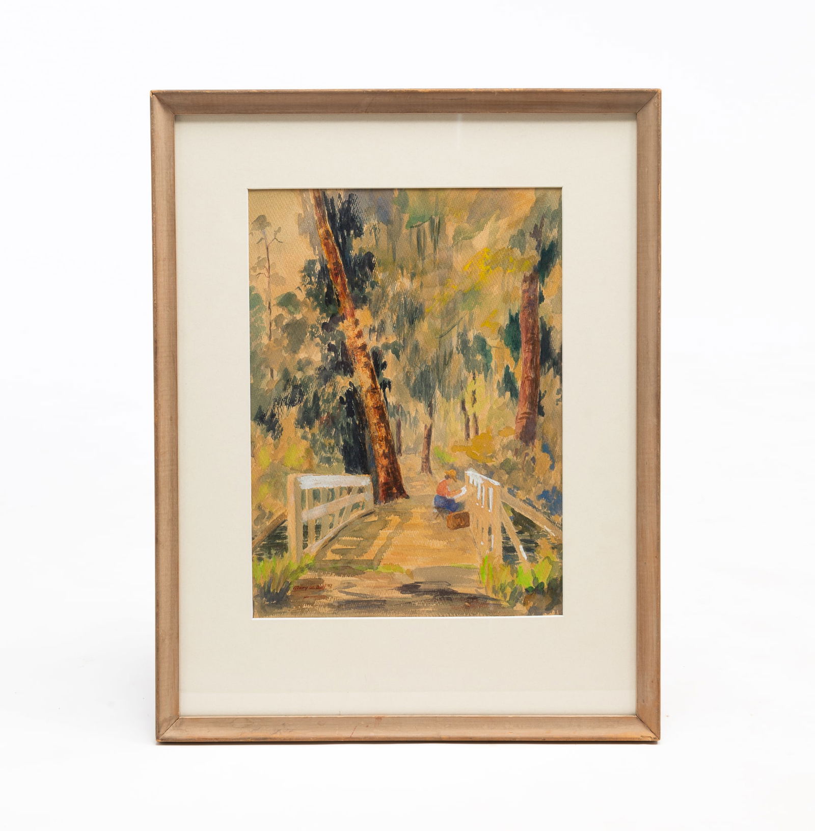 MARY W. BALL (AMERICAN, 1892-1984) WATERCOLOR LANDSCAPE. (1 of 4)