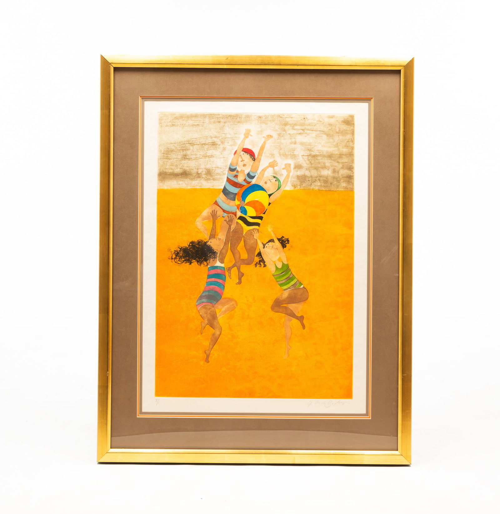 GRACIELA RODO BOULANGER (BOLIVIA, B.1935) COLORED LITHOGRAPH. (1 of 2)