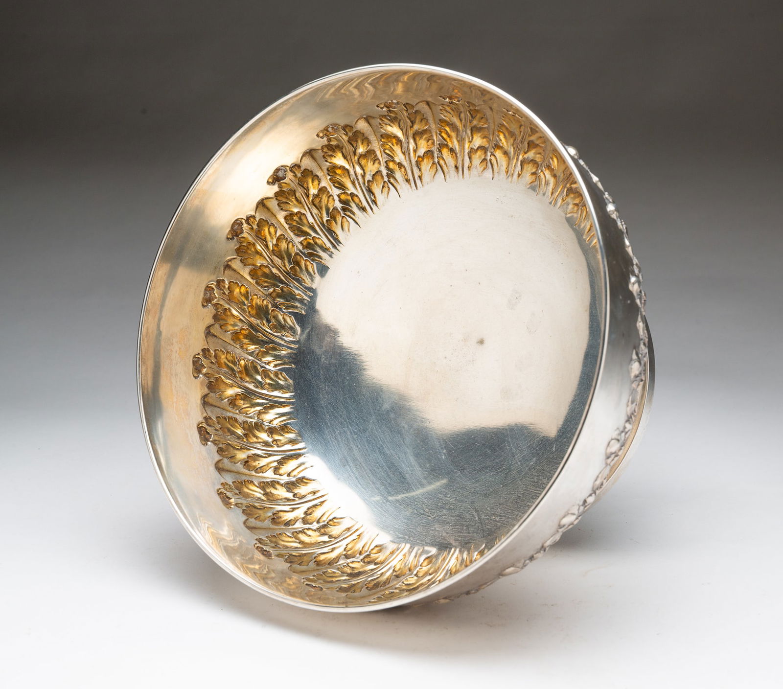 LEMOR 800 SILVER FOOTED BOWL. - 3