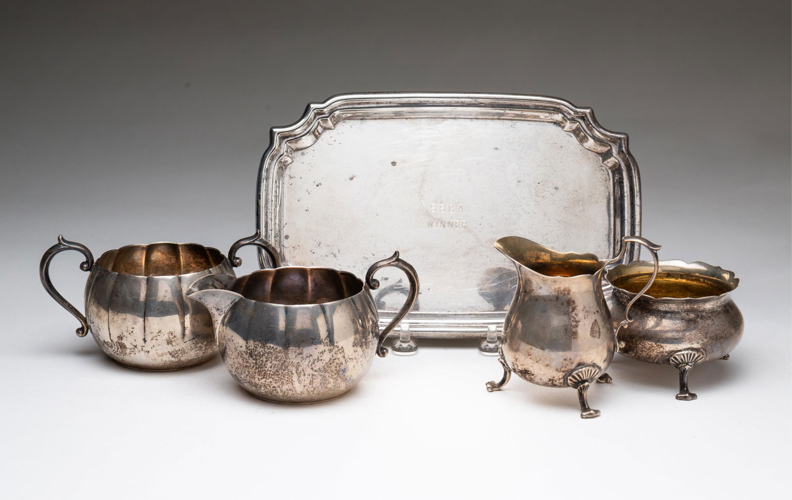 FIVE AMERICAN STERLING SILVER ITEMS. (1 of 5)