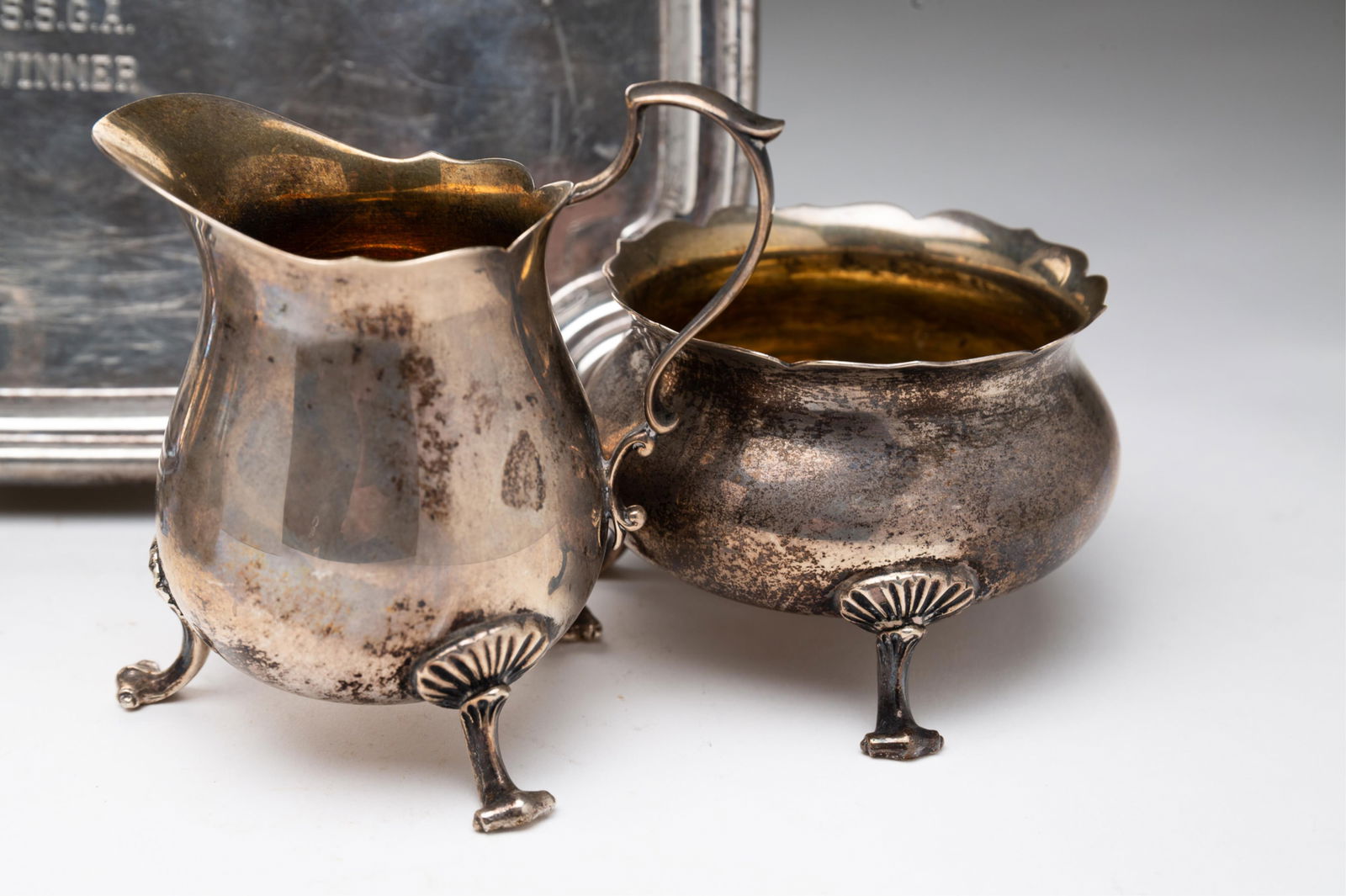 FIVE AMERICAN STERLING SILVER ITEMS. - 3