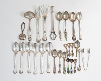 COLLECTION OF VARIOUS STERLING ITEMS.