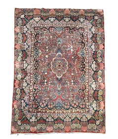 PERSIAN WOOL ROOM SIZE RUG.