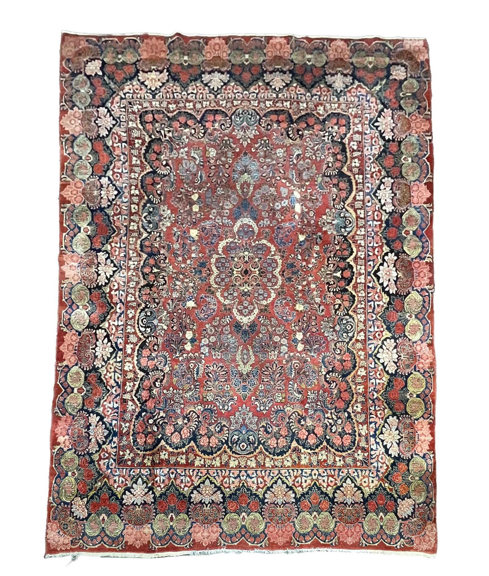 PERSIAN WOOL ROOM SIZE RUG. (1 of 5)