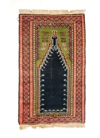 PERSIAN PRAYER RUG.