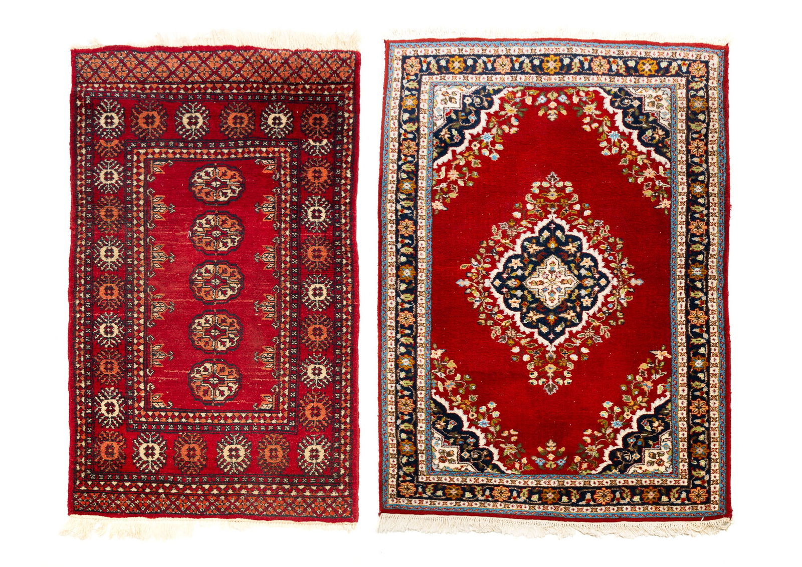 TWO PERSIAN RUGS. (1 of 9)