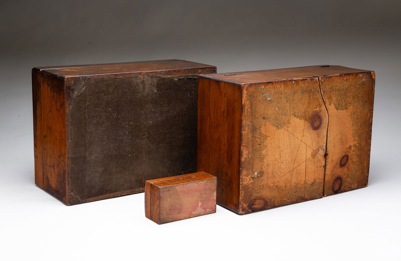 THREE VICTORIAN TUNBRIDGE WARE SEWING BOXES. - 8