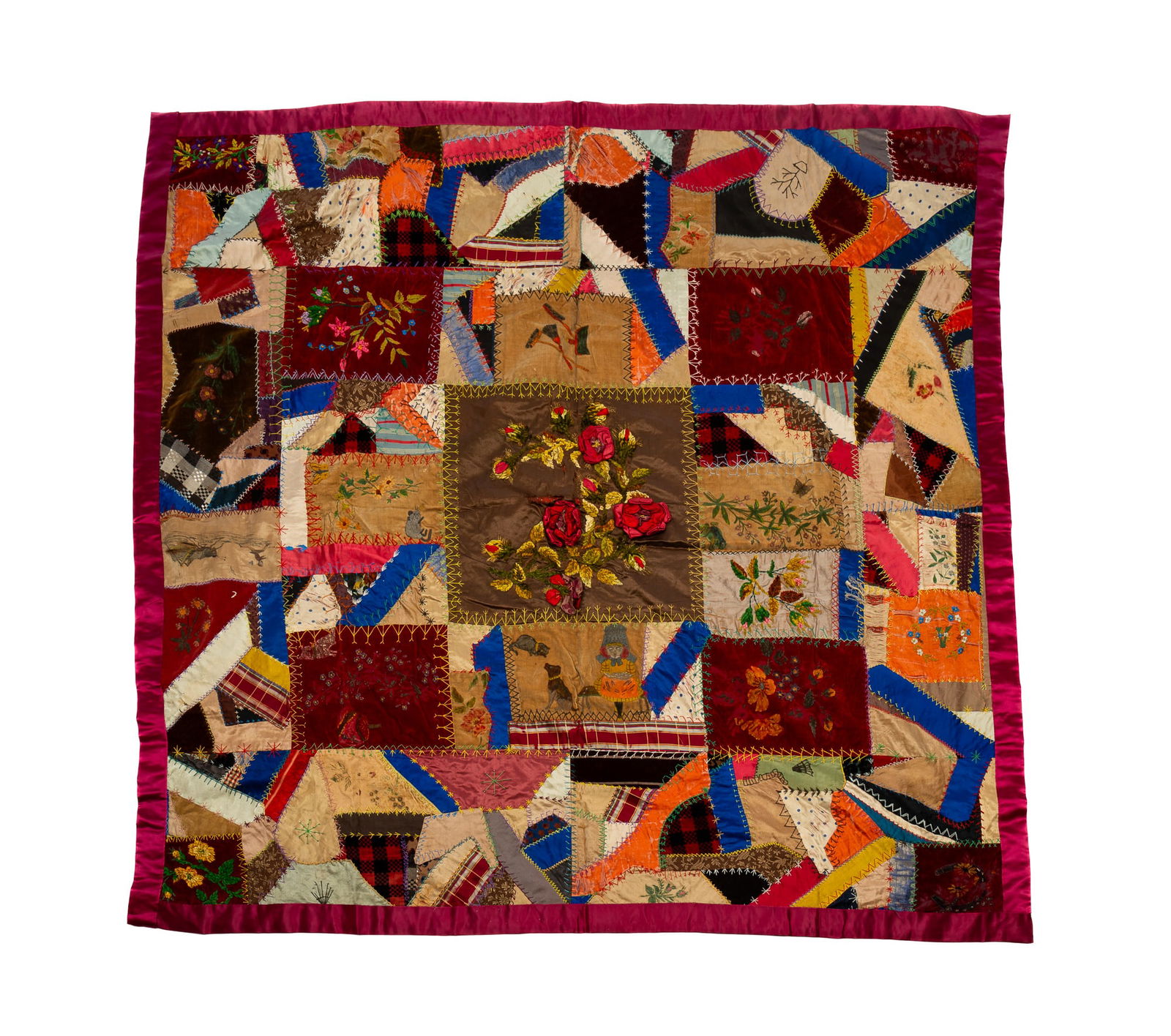 AMERICAN CRAZY QUILT. (1 of 6)