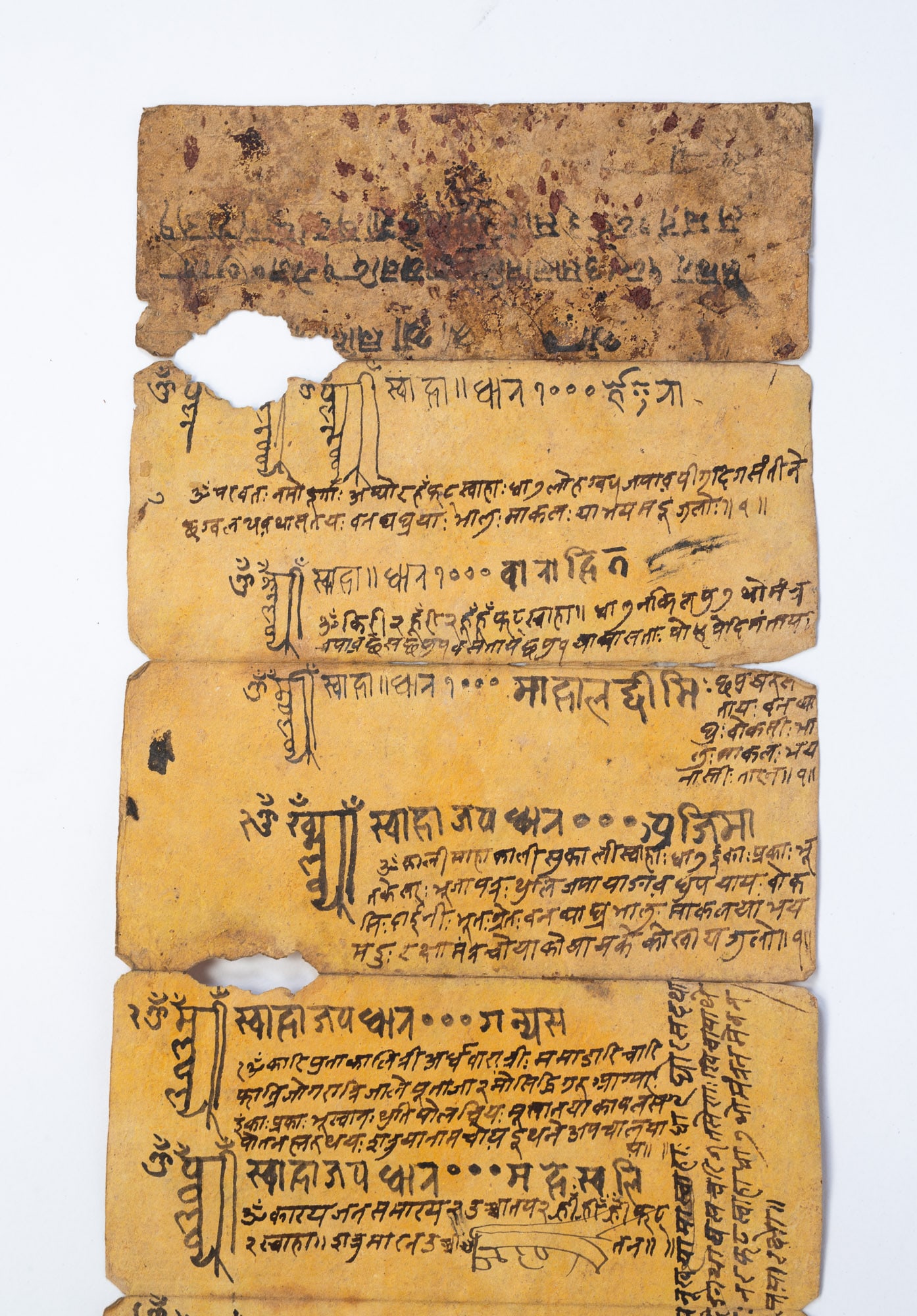 FOLDING BUDDHIST MANUSCRIPT. - 10