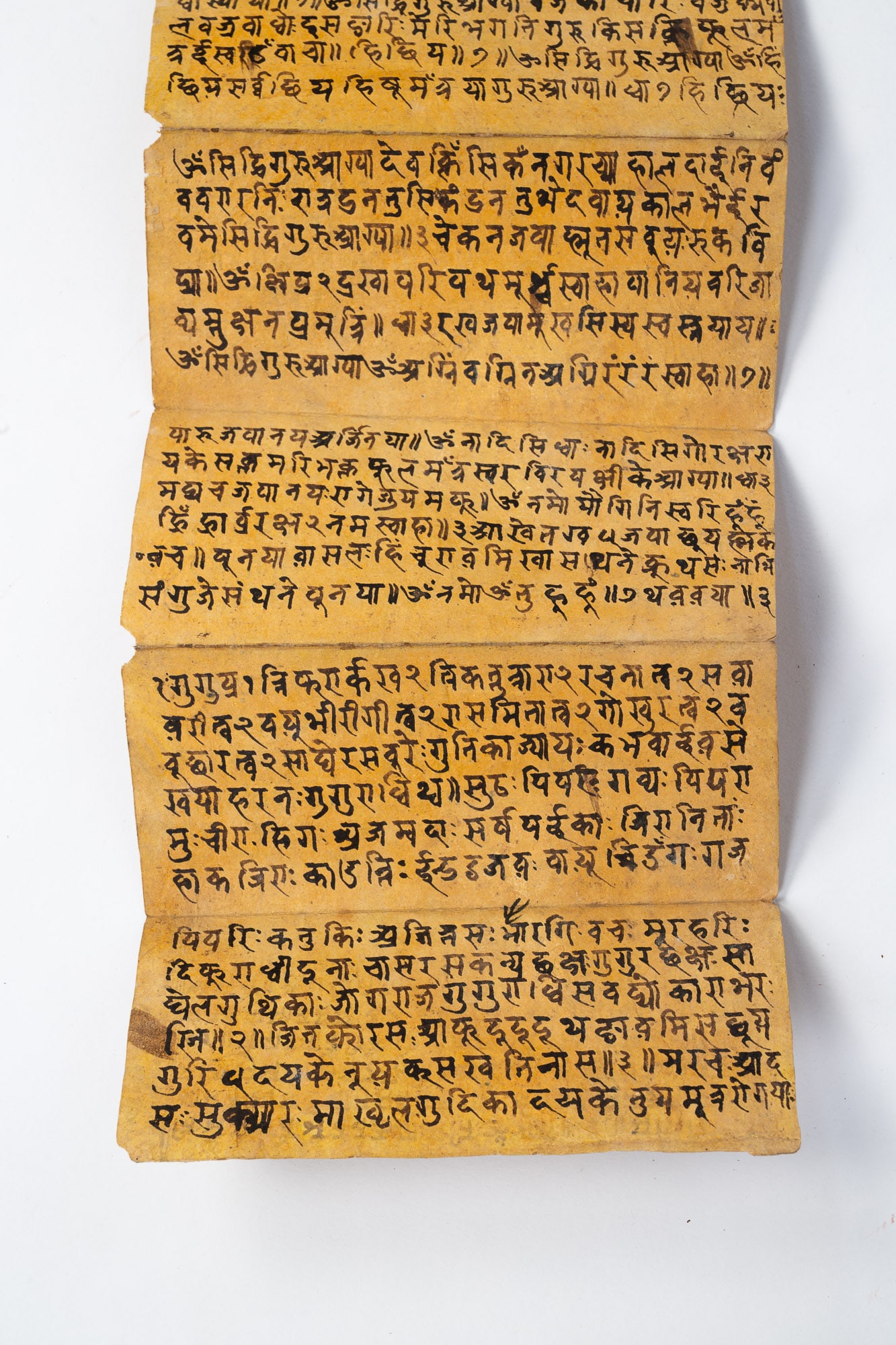 FOLDING BUDDHIST MANUSCRIPT. - 12