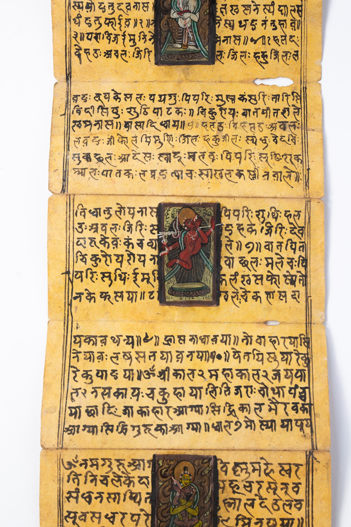 FOLDING BUDDHIST MANUSCRIPT. - 4