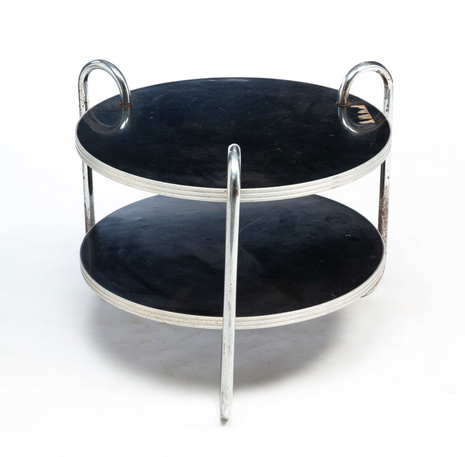 ATTR. TO GILBERT ROHDE (AMERICAN, 1894-1944) FOR TROY SUNSHADE COMPANY ART DECO COFFEE TABLE (1 of 3)