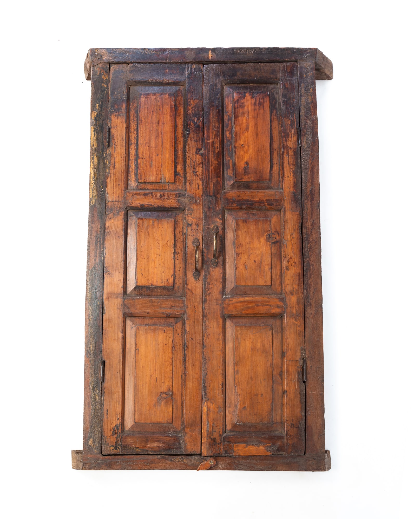 EUROPEAN WINDOW FRAME WITH SHUTTERS. (1 of 6)