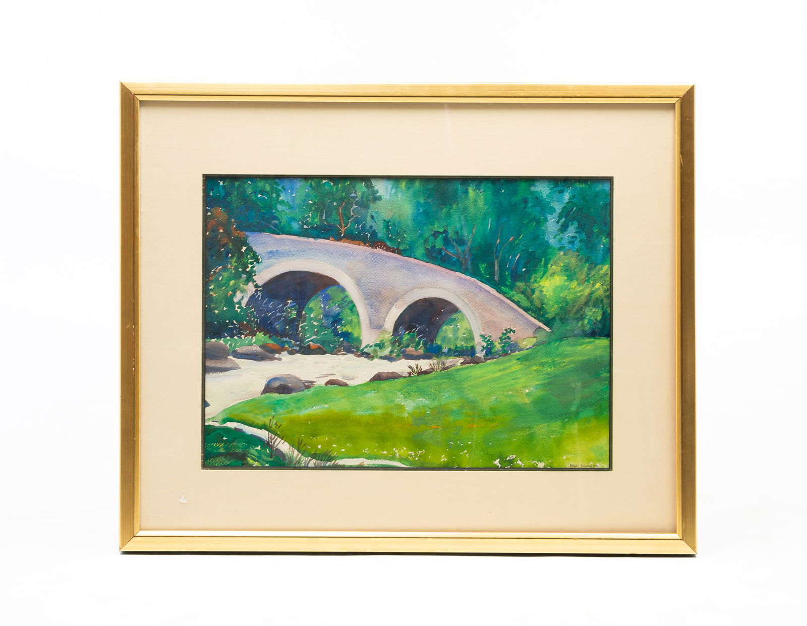 RALPH FANNING (AMERICAN, 1889-1971) LANDSCAPE WATERCOLOR, DATED 1939. (1 of 4)