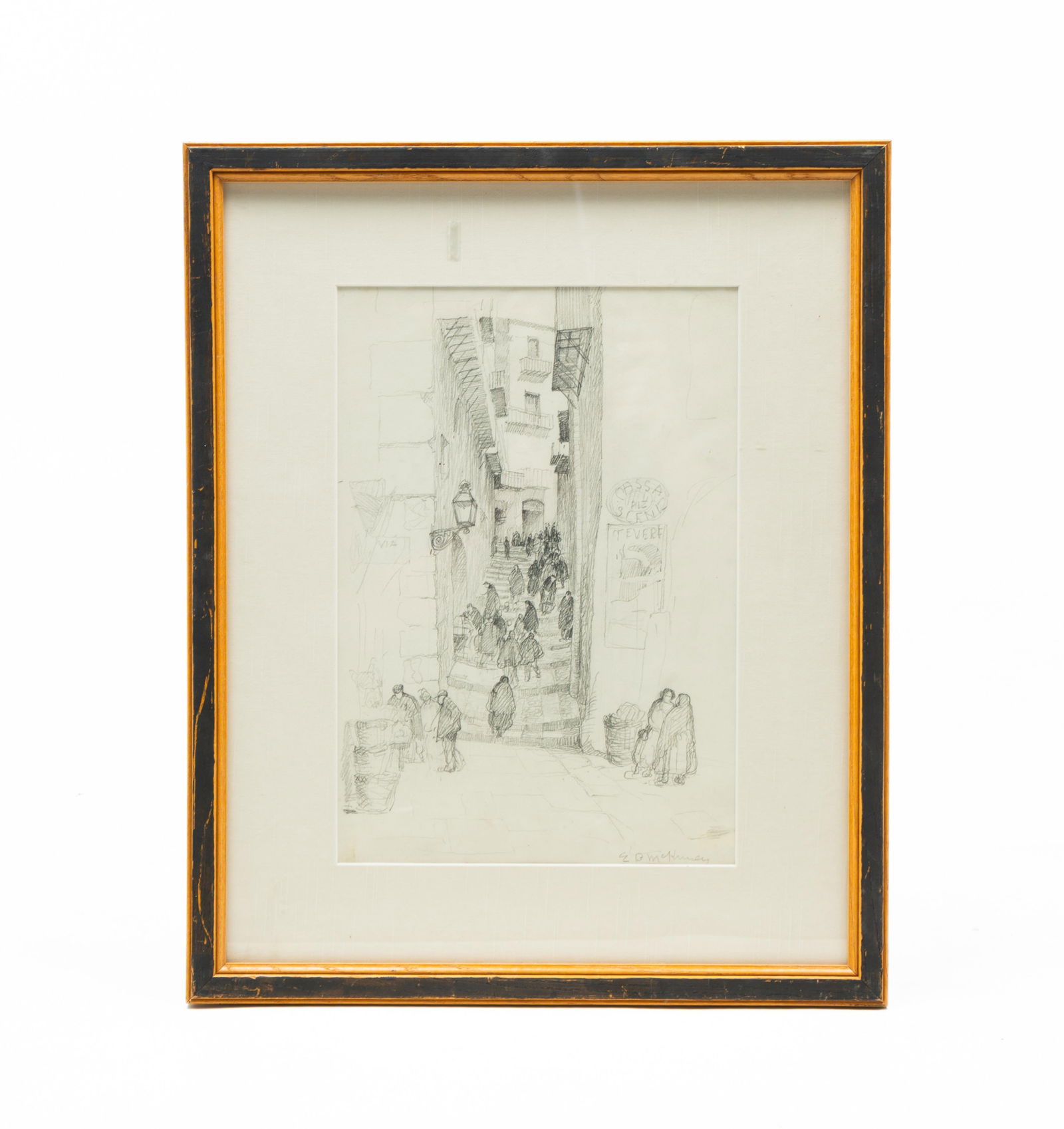 EARL B. MCKINNEY (MARIETTA, OHIO, 1881-1935) GRAPHITE DRAWING. (1 of 5)