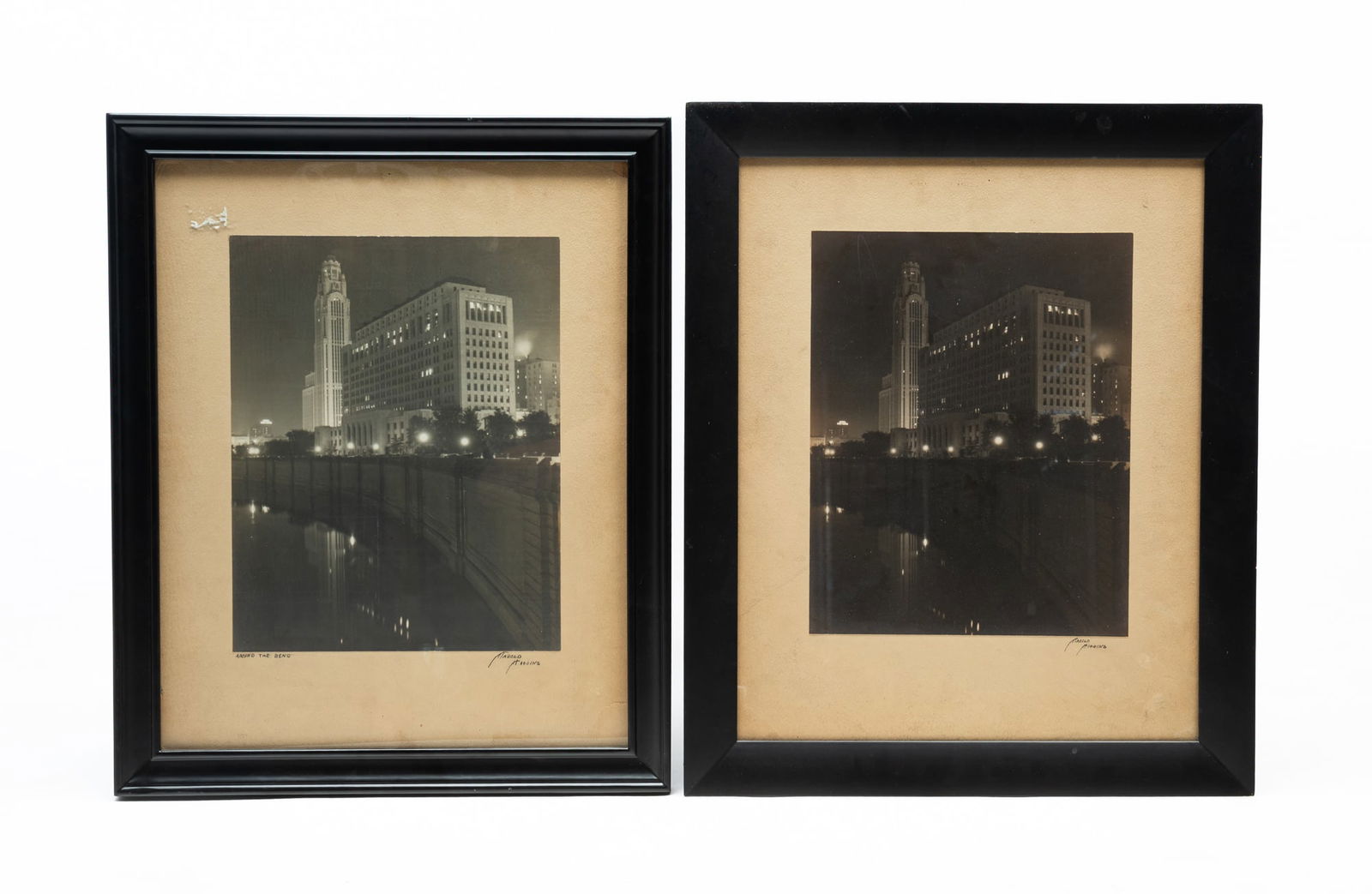 TWO HAROLD HIGGINS (COLUMBUS, OHIO) "AROUND THE BEND" PHOTOGRAPHS. (1 of 7)