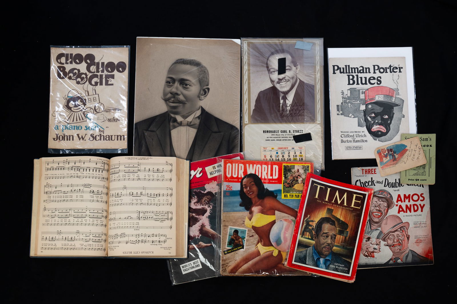 COLLECTION OF BLACK AMERICANA EPHEMERA AND MUSIC. (1 of 5)