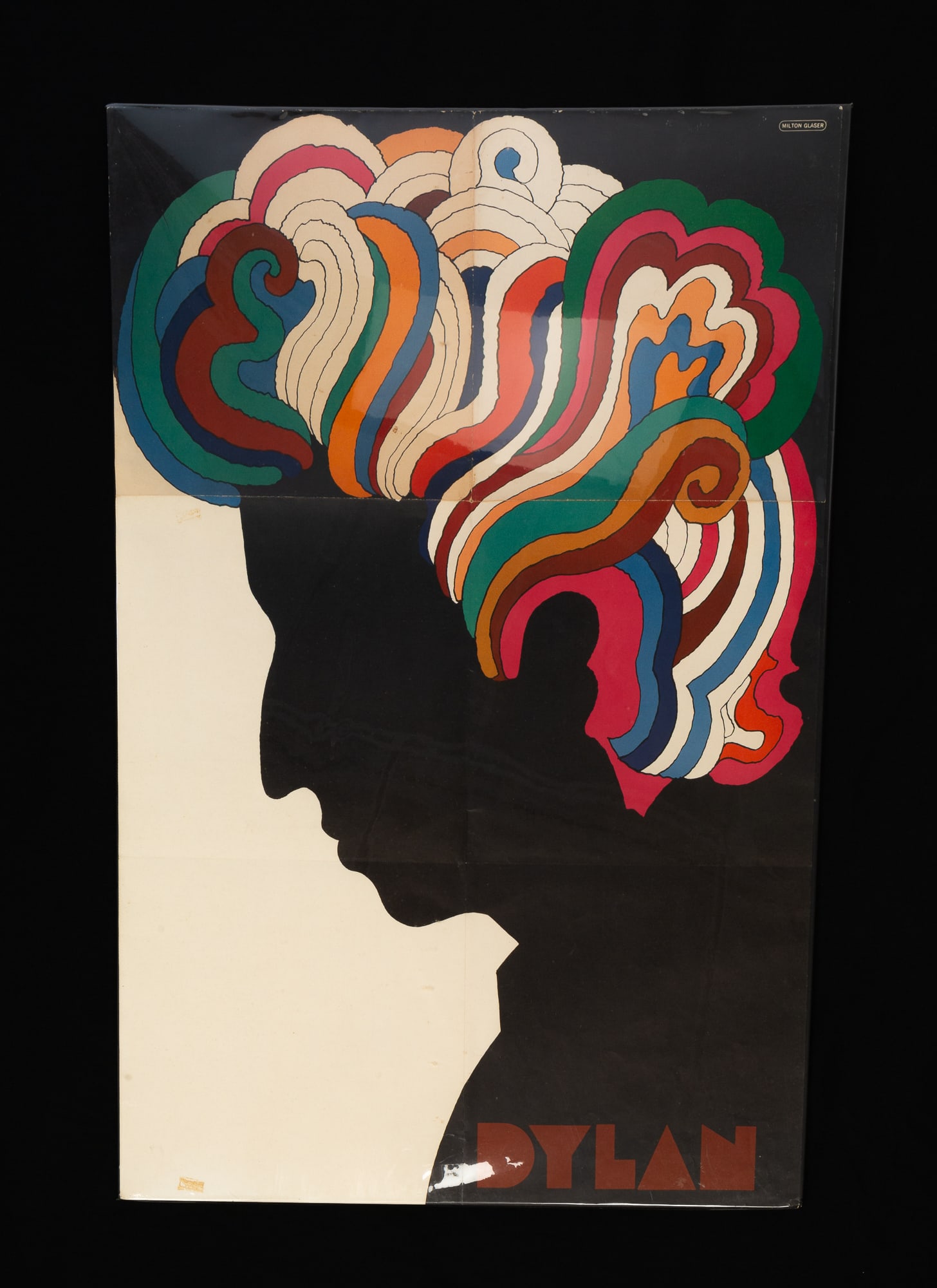 MILTON GLASER (AMERICAN, 1929-2020) BOB DYLAN PSYCHEDELIC POSTER, 1967. (1 of 3)