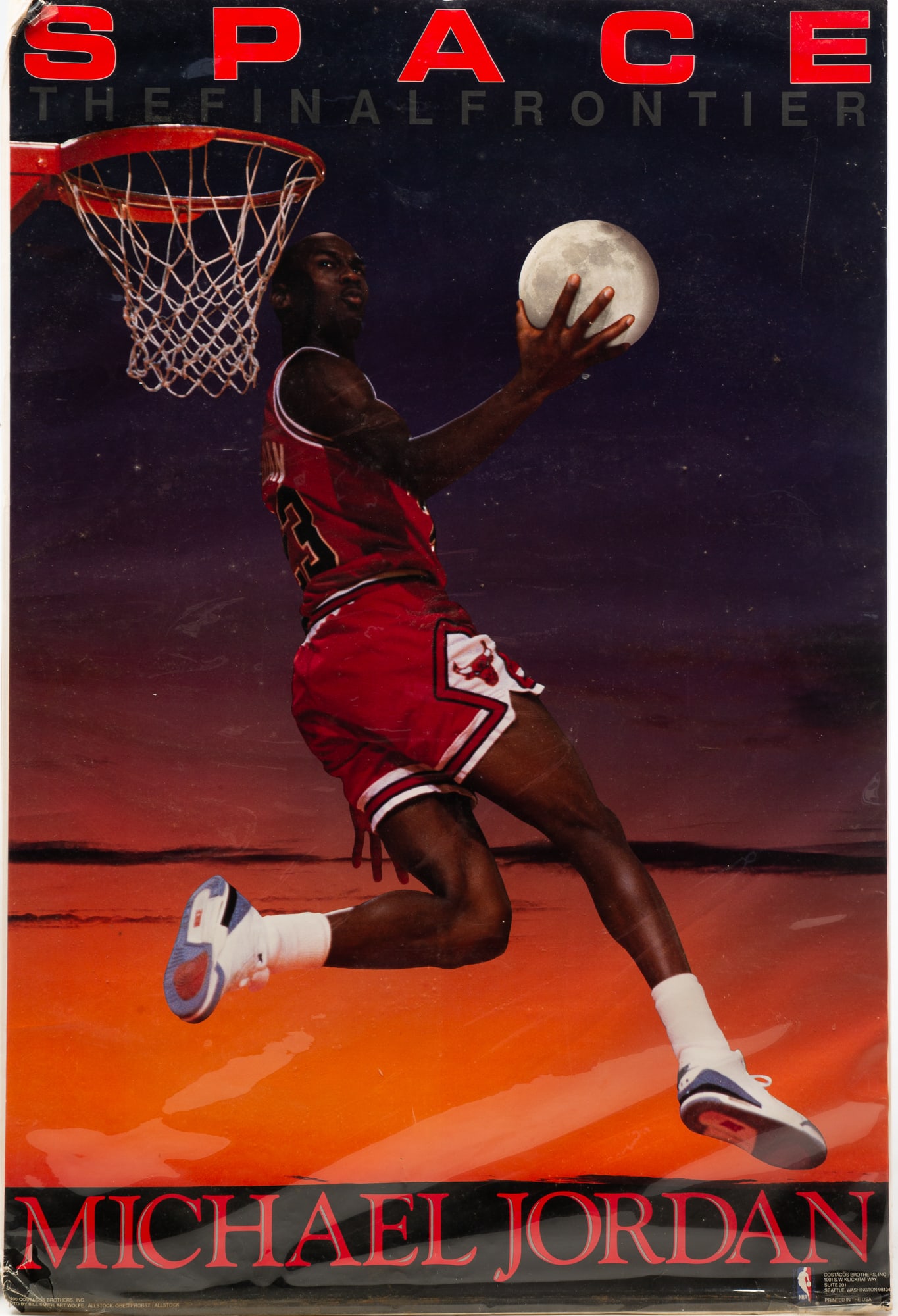 TWO MICHAEL JORDAN POSTERS. - 2