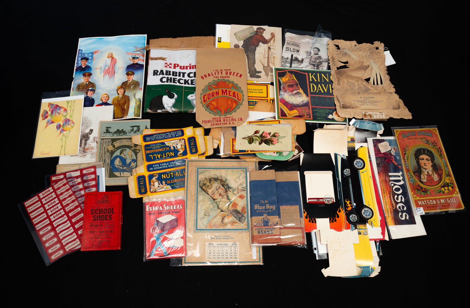 COLLECTION OF AMERICAN ADVERTISING EPHEMERA. (1 of 5)