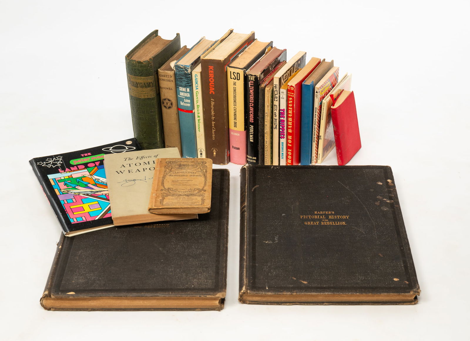 ECLECTIC GROUP OF BOOKS, INCL. THOMAS DE QUINCEY (ENGLISH, 1785-1859) "CONFESSIONS OF AN (1 of 8)