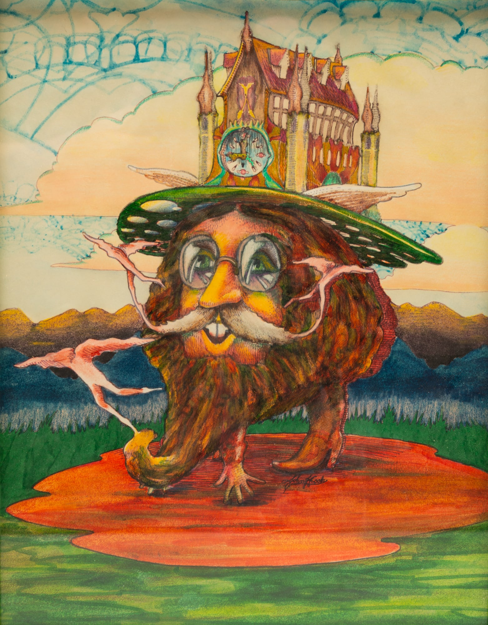 THREE FRAMED ARTWORKS. - 2