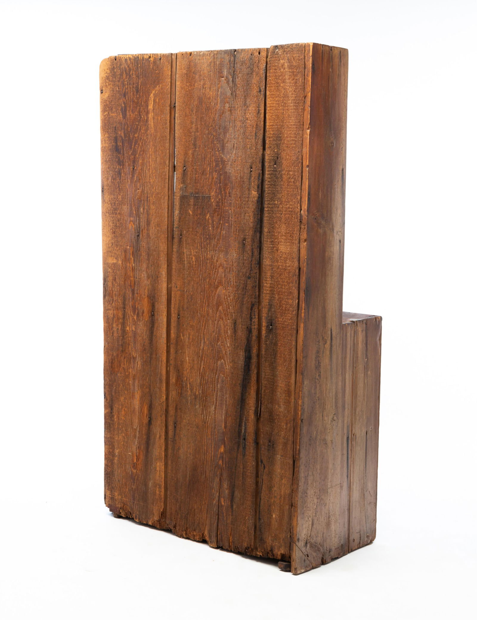 AMERICAN PINE STEPBACK CUPBOARD. - 3