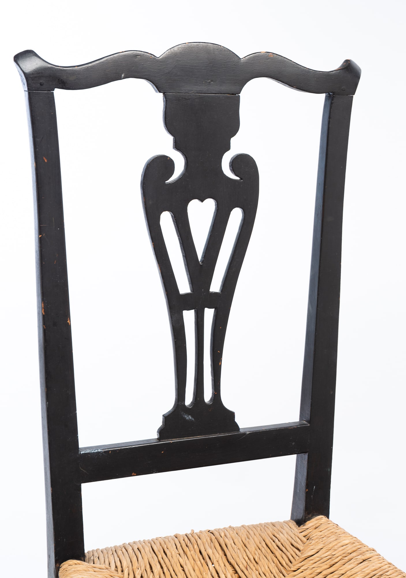 TWO AMERICAN EBONIZED SIDE CHAIRS. - 2