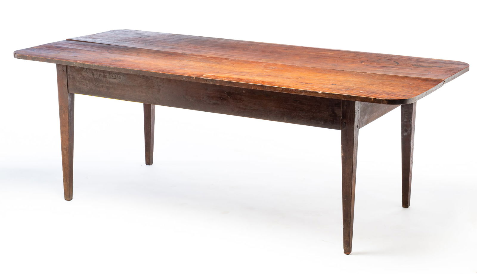 OHIO HEPPLEWHITE CHERRY FARM TABLE. - 2